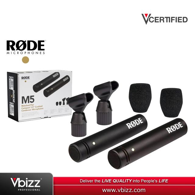product-image-RODE M5 Matched Pair Compact 1/2" Condenser Microphone